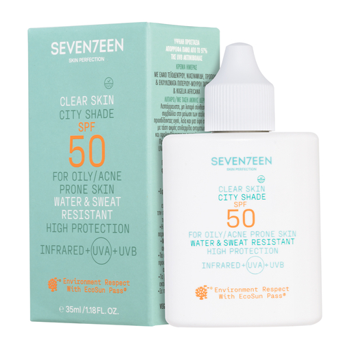 Product Clear Skin City Shade SPF50 For Oily/Acne Prone Skin 35ml base image