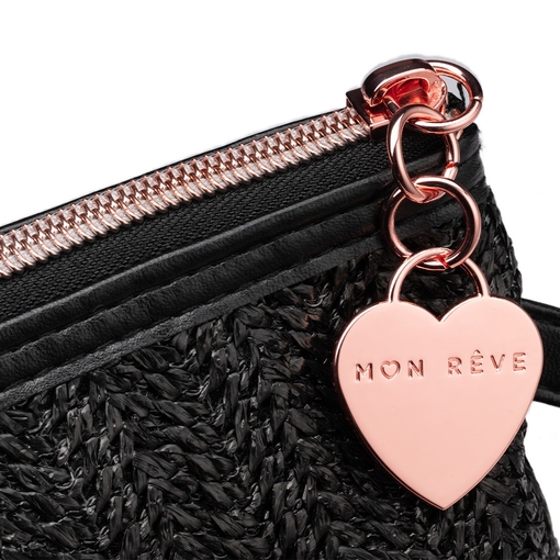 Product Mon Reve Black Crochet Bag - Gift base image