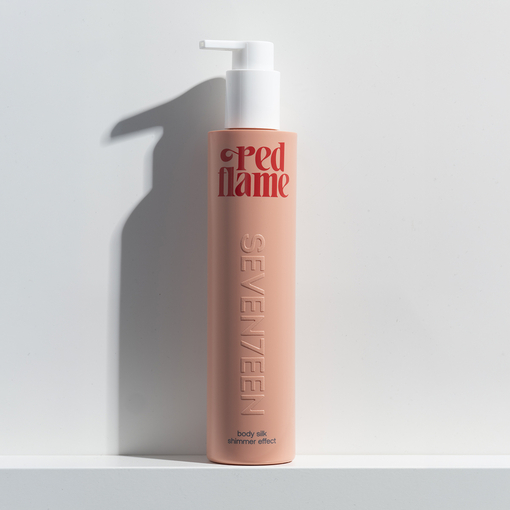 Product Red Flame Body Silk Shimmer Effect 250ml base image