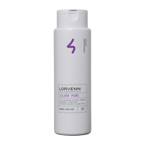 Product Lorvenn Silver Pure Anti-Yellowing & Radiance Shampoo 300ml base image