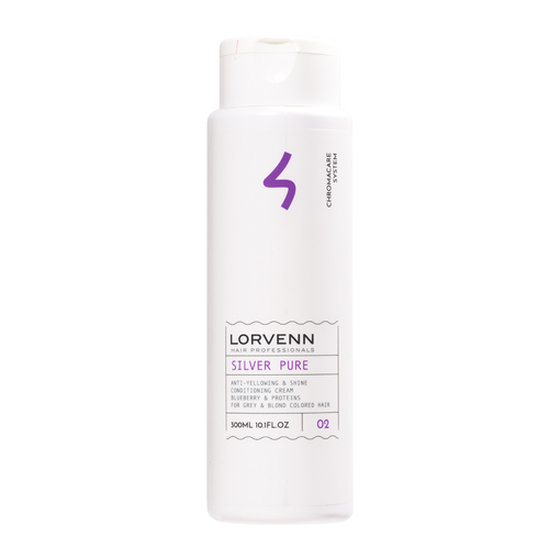 Product Lorvenn Silver Pure Anti-Yellowing & Radiance Conditioning Cream 300ml base image