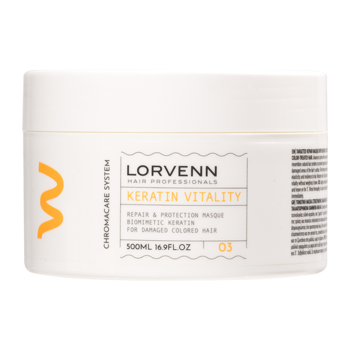 Product Lorvenn Keratin Vitality Repair & Energy Masque 500ml base image