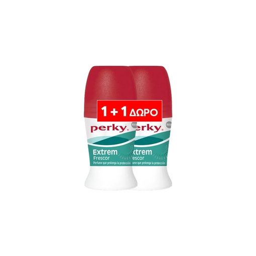 Product Perky Extrem Freshness Roll-On Deodorant 50ml (1+1 Δώρο) base image