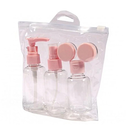 Product Travel Size Bottles Pink Set base image