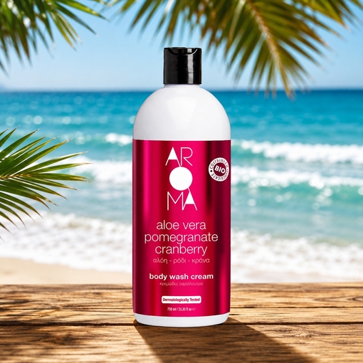 Product Aloe Vera Pomegranate Cranberry Body Wash Cream 750ml base image