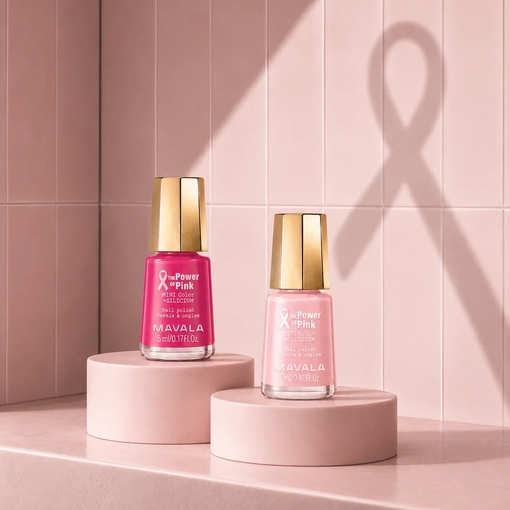 Product The Power Of Pink + Silicium  - 431 Fuschia Nail Color - Mini Colors 5ml base image