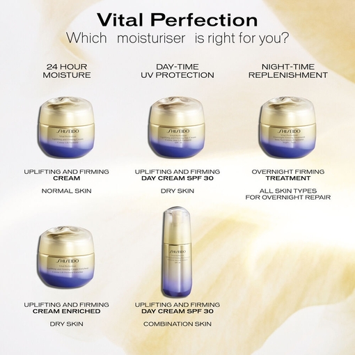 Product Shiseido Vital Perfection Uplifting and Firming Day Cream Spf 30 50ml base image