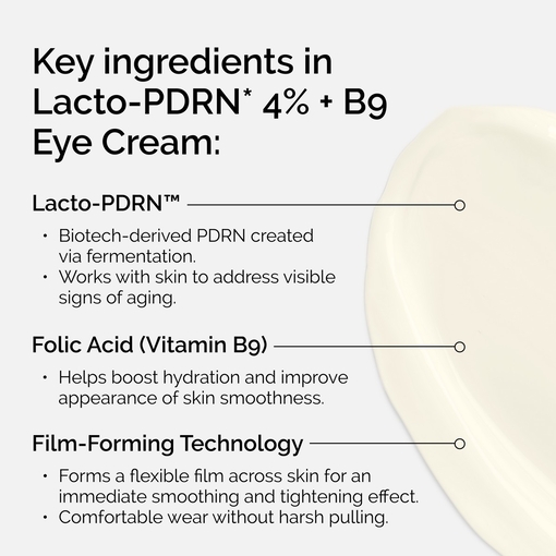 Product Lacto-PDRN* 4% + B9 Eye Cream 15ml base image
