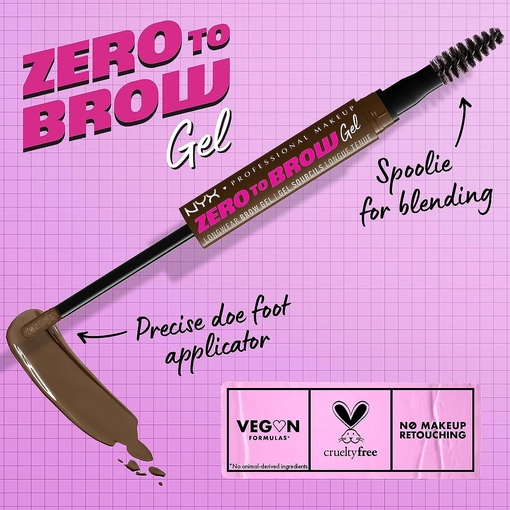 Product Zero To Brow Longwear Gel Φρυδιών 2ml base image