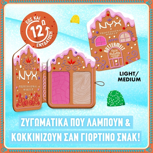 Product Holiday Buttermelt Παλέτα Προσώπου - 01 Light/Medium 2x5g base image