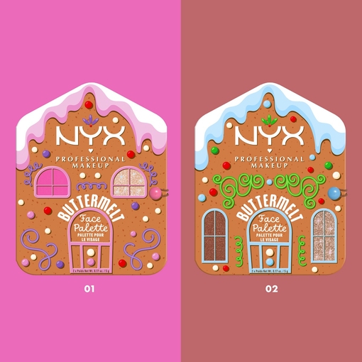 Product Holiday Buttermelt Παλέτα Προσώπου - 02 Deep 2x5g base image