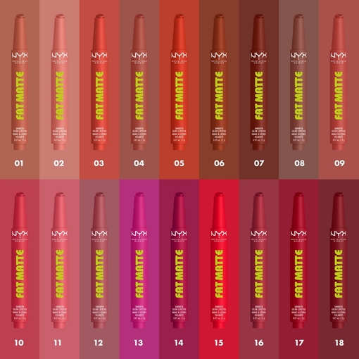 Product Fat Matte Smooth Color Lipstick 2g base image