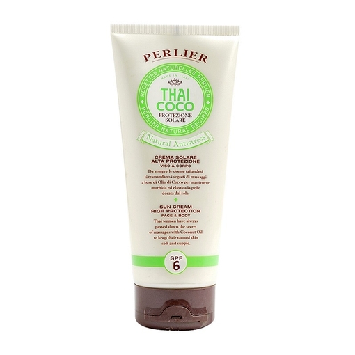 Product Perlier Thai Coco Sun Cream Low Protection Spf6 Face & Body 200ml base image