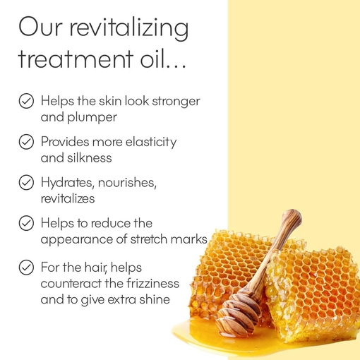 Product Honey Miel Revitalizing Treatment Oil Face Body Hair 95ml base image