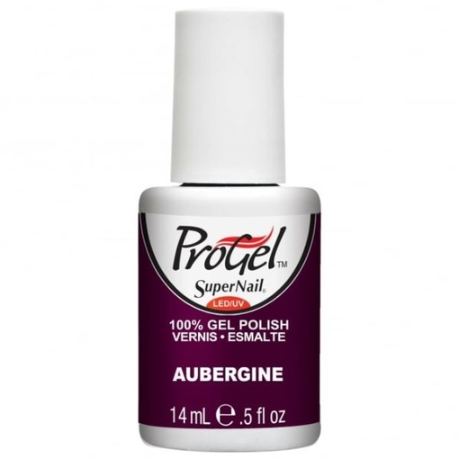 Product ProGel SuperNail Aubergine Gel Nail Polish 14ml base image