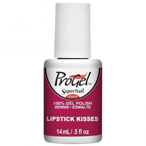 Product ProGel SuperNail Lipstick Kisses Gel Nail Polish 14ml base image