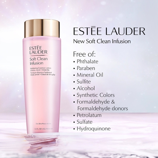 Product Soft Clean Infusion Hydrating Essence Lotion with Amino Acid + Waterlily 400ml base image