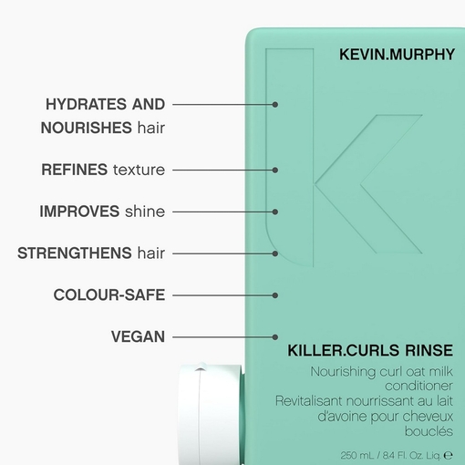 Product Killer.Curls Rinse Nourishing Curl Oat Milk Conditioner 250ml base image