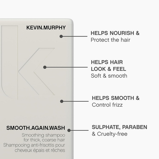 Product Smooth.Again.Wash Smoothing Shampoo For Thick, Coarse Hair 250ml base image