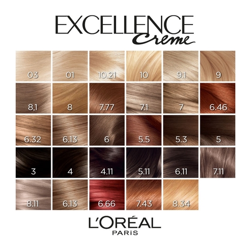 Product Excellence Cream No6.32 Ξανθό Κεχριμπαρί 48ml base image