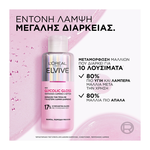 Product Elvive Glycolic Gloss 5 Μinute Lamination 200ml base image