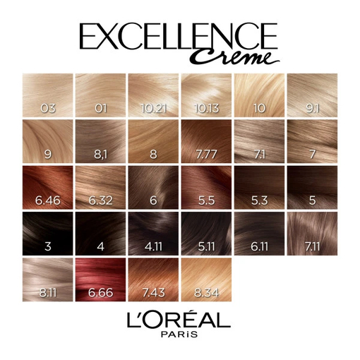 Product Excellence Creme 10.13 Very Light Ash Golden Blonde 48ml base image